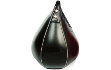 Poire de vitesse, 20 cm de diamètre - CUIR NOIR