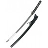 Iaito JAPON Ami Koshirae, lame à gorge de 70,5 cm, fourreau noir à grains