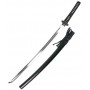 Iaito JAPON Ryu Koshirae, lame à gorge de 67,5 cm, fourreau noir grains