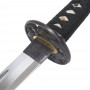 Iaito JAPON Ryu Koshirae, lame à gorge 70,5 cm, fourreau noir grains