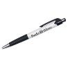 Stylo BudoStore "LOGO", encre noire - Blanc & noir
