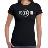 Tee-shirt Femme BudoStore "LOGO" - Noir