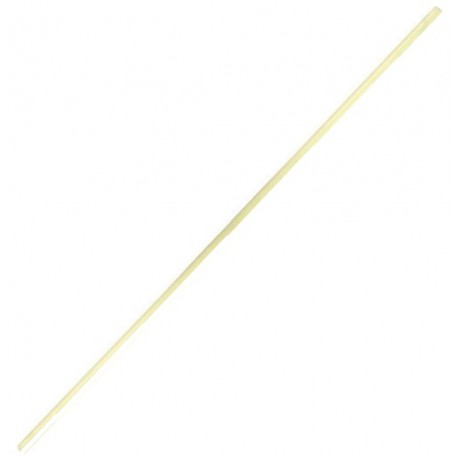 BO Effilé d'un côté, bâton 188 cm (de 2,2 à 3,2 cm) - Bois ciré blanc