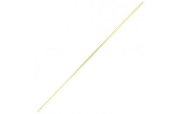 BO Effilé d'un côté, bâton 188 cm (de 2,2 à 3,2 cm) - Bois ciré blanc