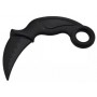 Karambit d'entraînement en plastique rigide, 17 cm - NOIR