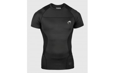 Rashguard VENUM G-FIT AIR - Manches courtes - NOIR et NOIR