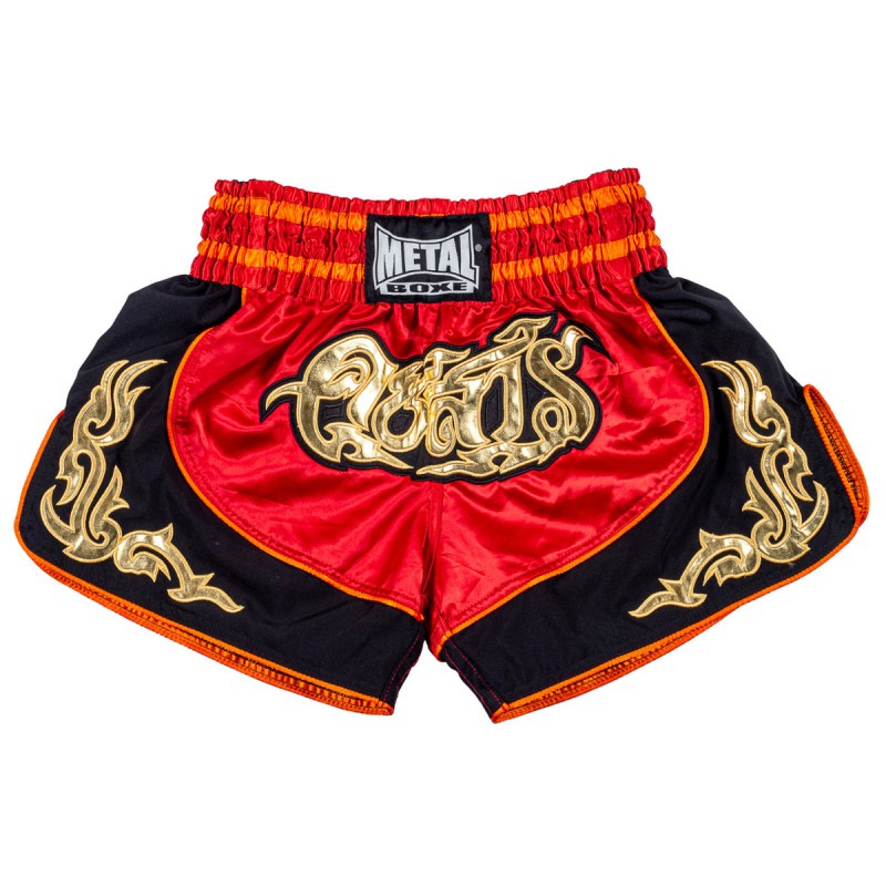 Short Boxe Thaï Metal Boxe - Noir