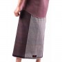 Sarong "Heron" IZARE - 1x1,30m, 9 possibilités - Bandes gris/violet