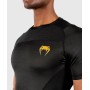 Rashguard VENUM G-FIT - Manches courtes - NOIR/OR