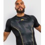 Rashguard VENUM RAZOR - Manches courtes, taille S - NOIR/GRIS/JAUNE