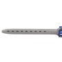 Couteau papillon SANS TRANCHANT pour l'entraînement (13 cm fermé, lame 10 cm) - Bleu