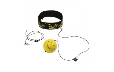 Reflex ball ELION "Smiley", bandeau élastique, 1 balle caoutchouc