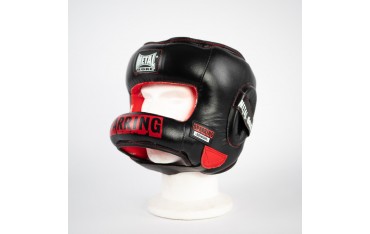 Casque à barre Sparring MB en cuir, Sénior - NOIR