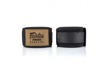 Bandes de boxe coton élastique FAIRTEX (la paire) - 4,5 m - NOIR