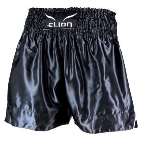 Short ELION de Boxe Thaï satiné - ROUGE