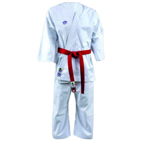 Tenue KARATE Kata WKF White Tiger Miyasaki SFJAM Noris, 100% coton lourd - BLANC