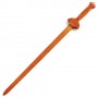 Epée chinoise chêne rouge 1 seul morceau, lame de 72 cm