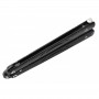 Couteau papillon "Balisong" (indien-12,5 cm fermé-lame 9,5cm) - Noir